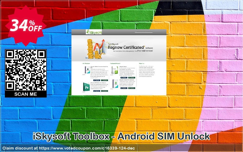 iSkysoft Toolbox - Android SIM Unlock Coupon, discount iSkysoft discount (16339). Promotion: iSkysoft coupon discount code 100% active