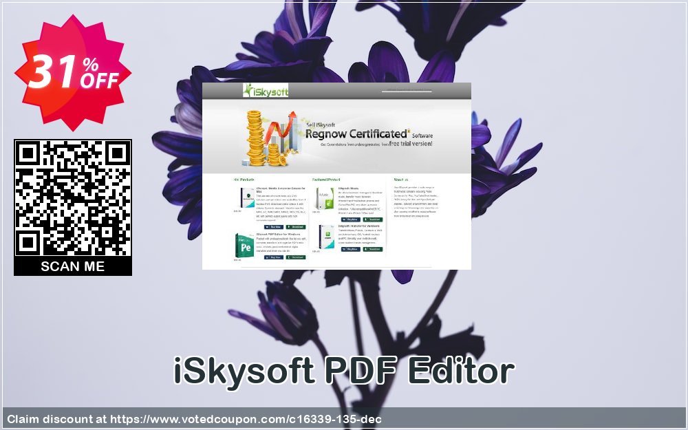 iSkysoft PDF Editor Coupon Code Apr 2024, 31% OFF - VotedCoupon