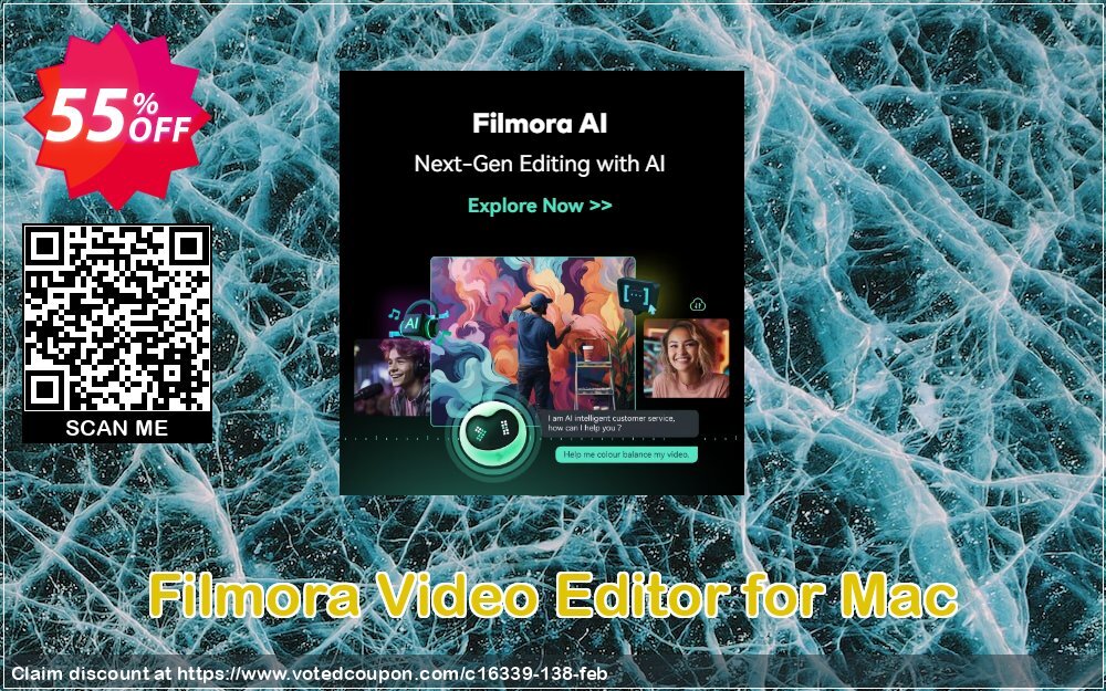 Filmora Video Editor for MAC voted-on promotion codes