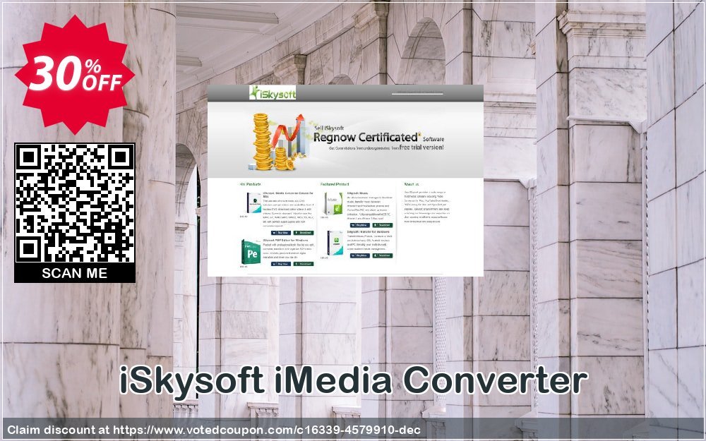 iSkysoft iMedia Converter Coupon, discount iSkysoft iMedia Converter big promo code 2024. Promotion: awful sales code of iSkysoft iMedia Converter 2024