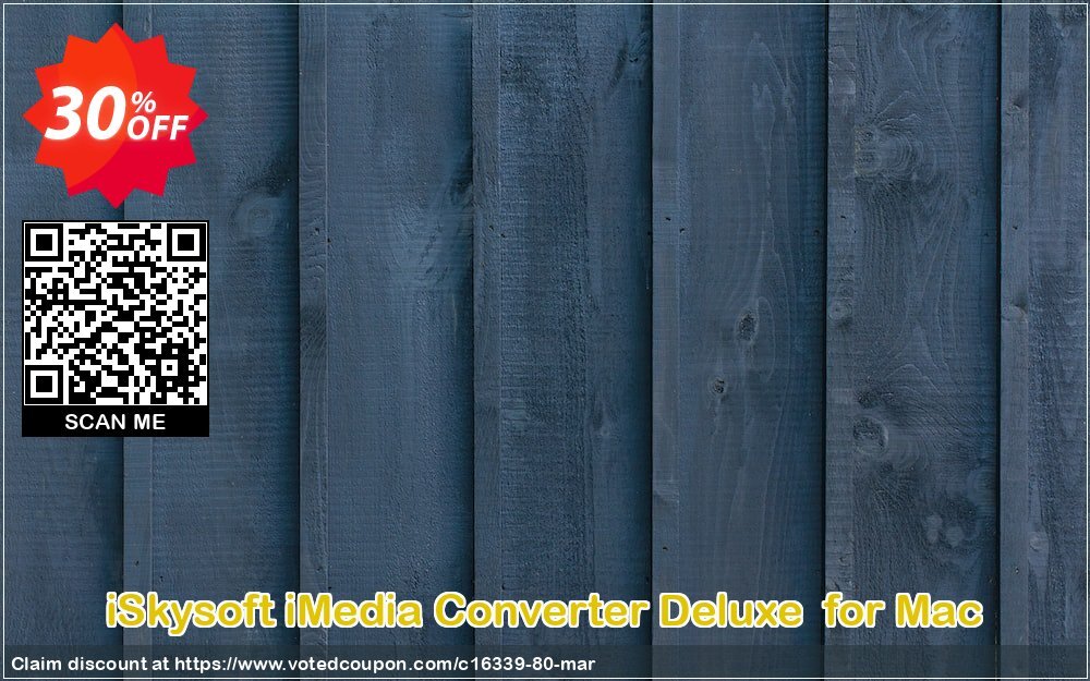 iSkysoft iMedia Converter Deluxe  for MAC Coupon, discount iSkysoft discount (16339). Promotion: iSkysoft coupon code active