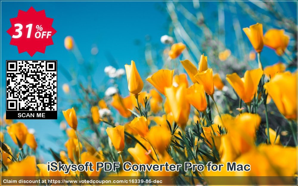 iSkysoft PDF Converter Pro for MAC Coupon, discount iSkysoft discount (16339). Promotion: iSkysoft coupon code active