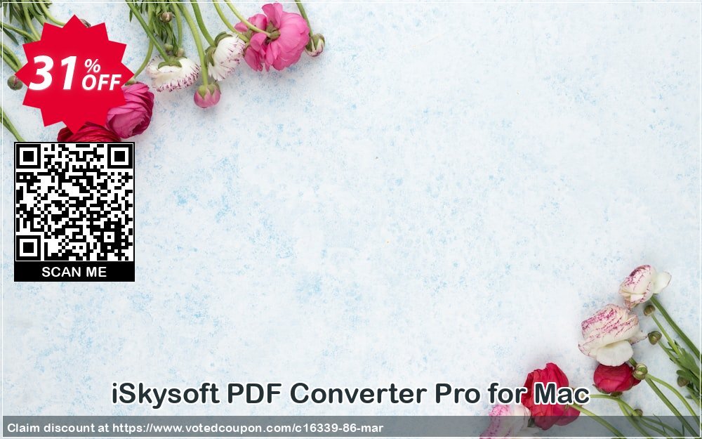 iSkysoft PDF Converter Pro for MAC Coupon, discount iSkysoft discount (16339). Promotion: iSkysoft coupon code active