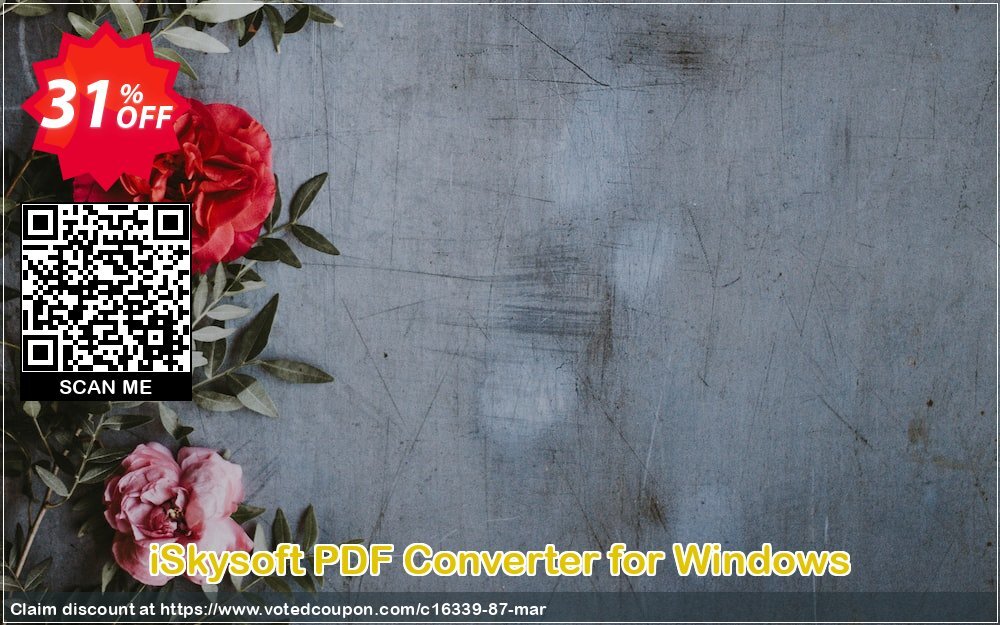 iSkysoft PDF Converter for WINDOWS Coupon Code May 2024, 31% OFF - VotedCoupon