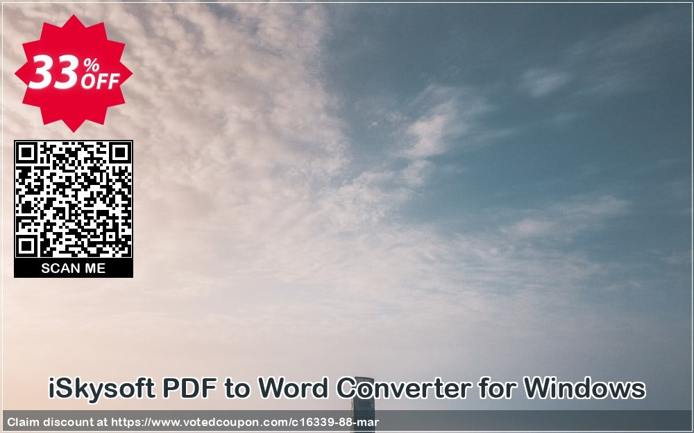 iSkysoft PDF to Word Converter for WINDOWS Coupon Code Apr 2024, 33% OFF - VotedCoupon