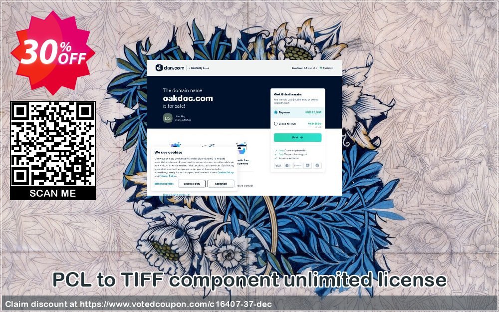 PCL to TIFF component unlimited Plan Coupon, discount pcltotiff_unlimited. Promotion: 