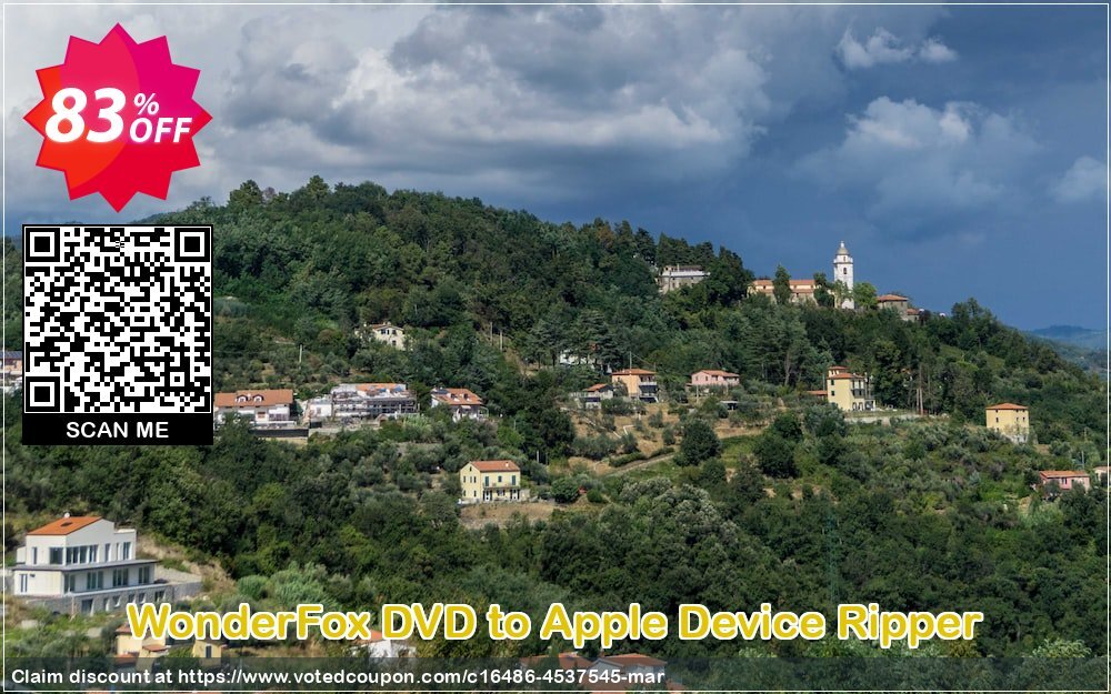 WonderFox DVD to Apple Device Ripper Coupon Code Apr 2024, 83% OFF - VotedCoupon