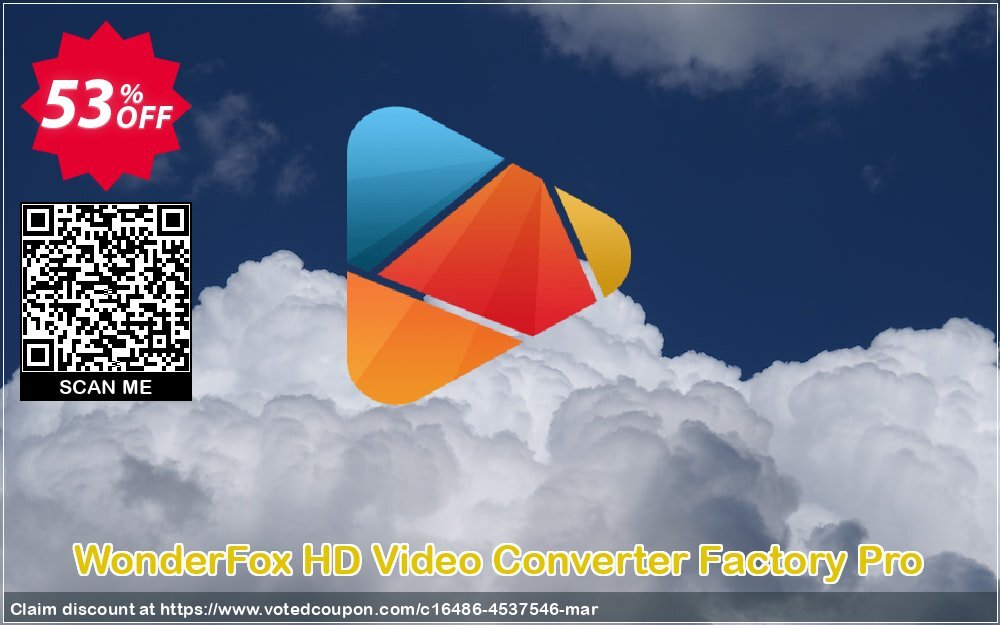 WonderFox HD Video Converter Factory Pro Coupon, discount WonderFox HD Video Converter Factory Pro discount. Promotion: WonderFox 10-Year Anniversary Offer