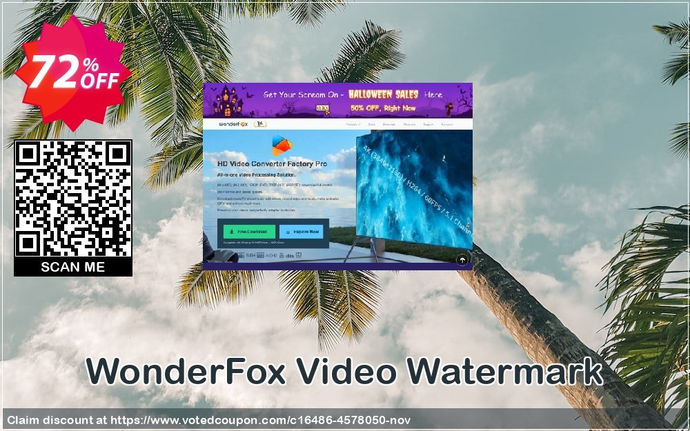 WonderFox Video Watermark Coupon, discount WonderFox Video Watermark big discount code 2023. Promotion: big discount code of WonderFox Video Watermark 2023