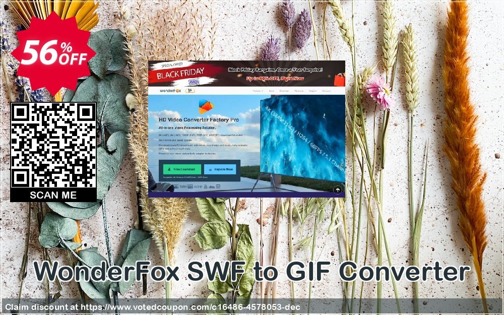 WonderFox SWF to GIF Converter Coupon, discount WonderFox SWF to GIF Converter exclusive promotions code 2023. Promotion: exclusive promotions code of WonderFox SWF to GIF Converter 2023