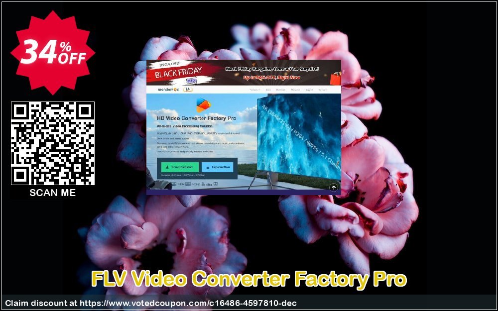FLV Video Converter Factory Pro Coupon, discount FLV Video Converter Factory Pro exclusive offer code 2023. Promotion: exclusive offer code of FLV Video Converter Factory Pro 2023