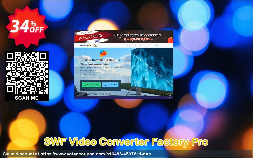 SWF Video Converter Factory Pro Coupon, discount SWF Video Converter Factory Pro awesome discount code 2023. Promotion: awesome discount code of SWF Video Converter Factory Pro 2023