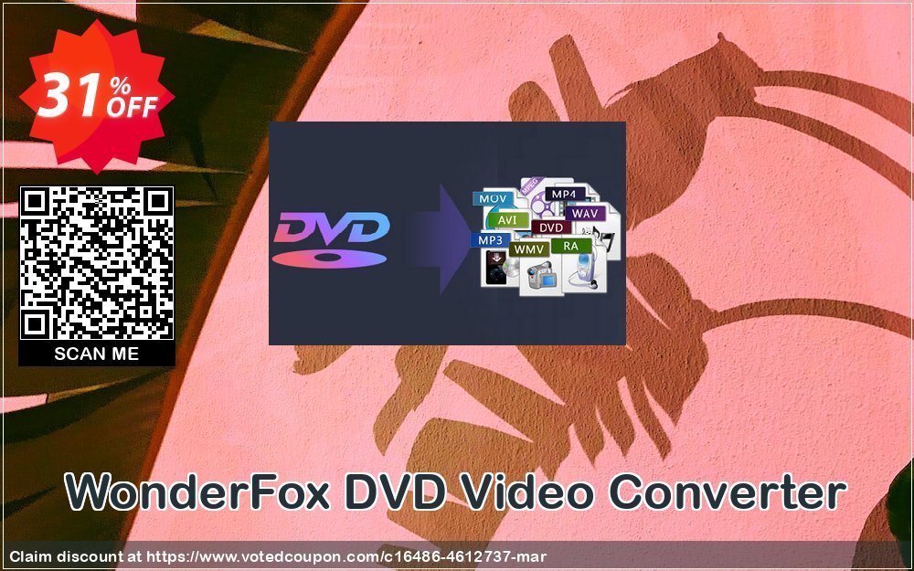 WonderFox DVD Video Converter Coupon, discount 30% OFF WonderFox DVD Video Converter, verified. Promotion: Best promotions code of WonderFox DVD Video Converter, tested & approved