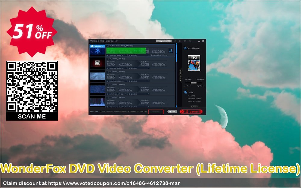 WonderFox DVD Video Converter, Lifetime Plan  Coupon Code May 2024, 51% OFF - VotedCoupon