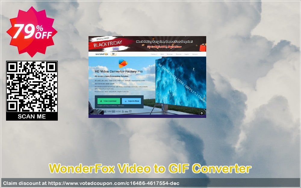 WonderFox Video to GIF Converter Coupon, discount WonderFox Video to GIF Converter fearsome promotions code 2023. Promotion: fearsome promotions code of WonderFox Video to GIF Converter 2023