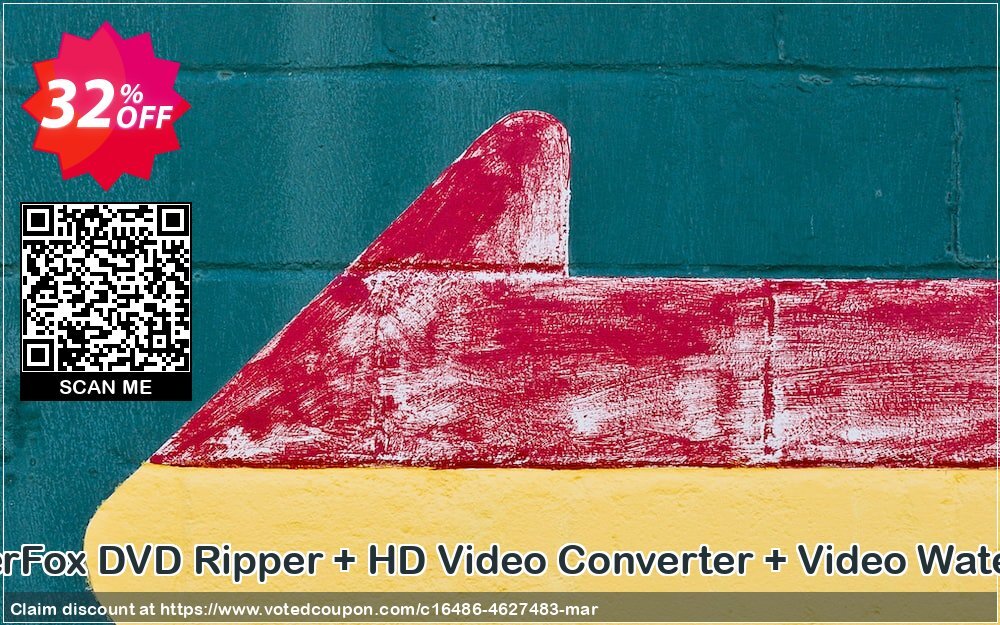 WonderFox DVD Ripper + HD Video Converter + Video Watermark Coupon Code Apr 2024, 32% OFF - VotedCoupon