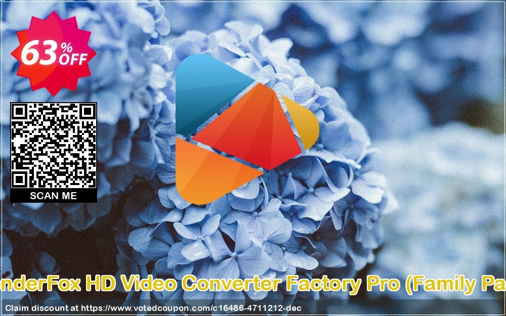 WonderFox HD Video Converter Factory Pro, Family Pack  Coupon Code Feb 2024, 63% OFF - VotedCoupon