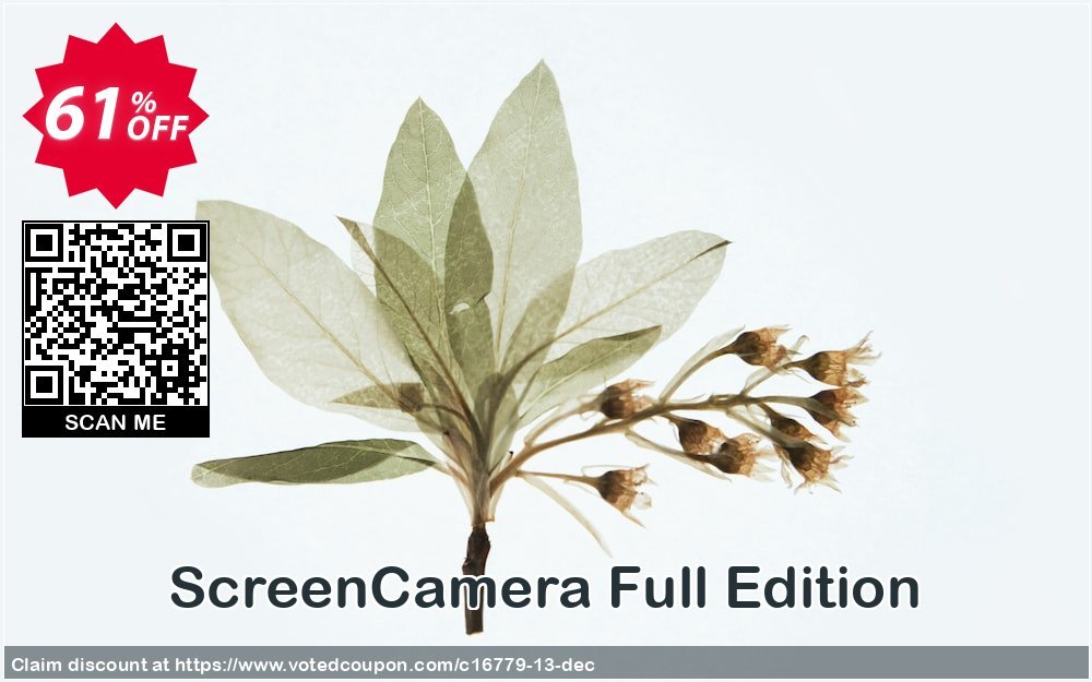 ScreenCamera Full Edition Coupon, discount BDJ1790FIXEDPRICE. Promotion: 90% Discount