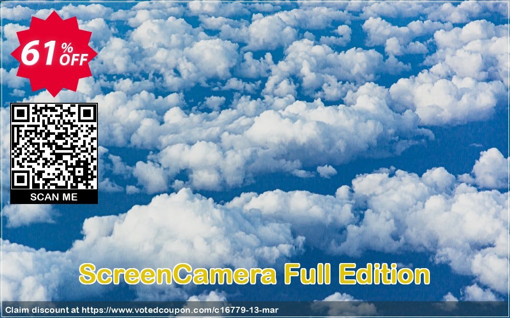 ScreenCamera Full Edition Coupon Code May 2024, 61% OFF - VotedCoupon