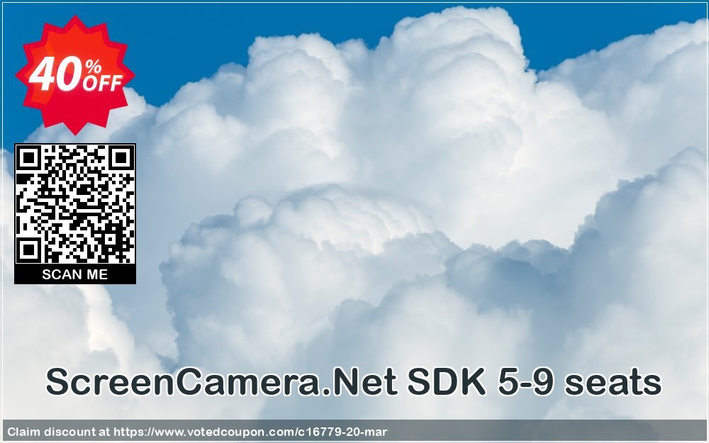 ScreenCamera.Net SDK 5-9 seats Coupon Code May 2024, 40% OFF - VotedCoupon