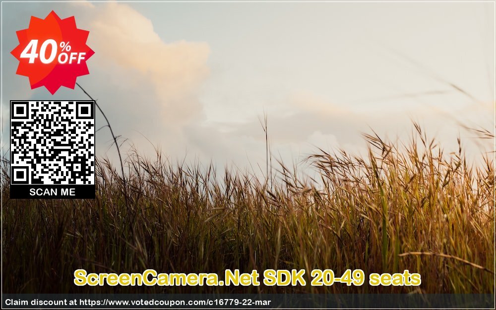 ScreenCamera.Net SDK 20-49 seats Coupon Code May 2024, 40% OFF - VotedCoupon