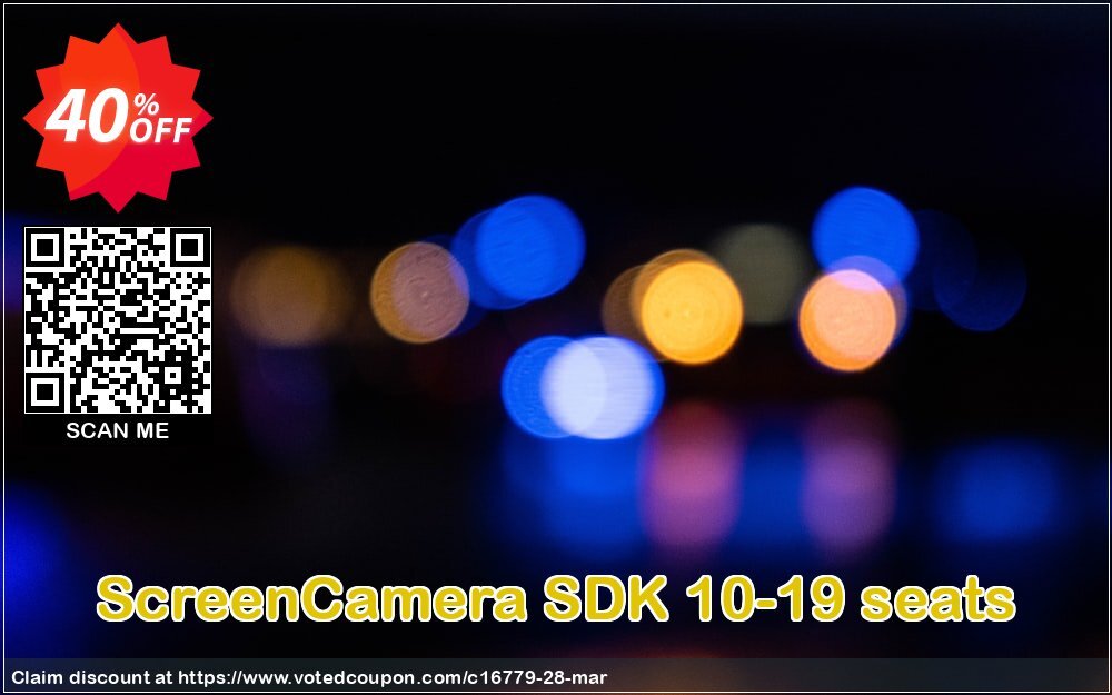 ScreenCamera SDK 10-19 seats Coupon Code May 2024, 40% OFF - VotedCoupon