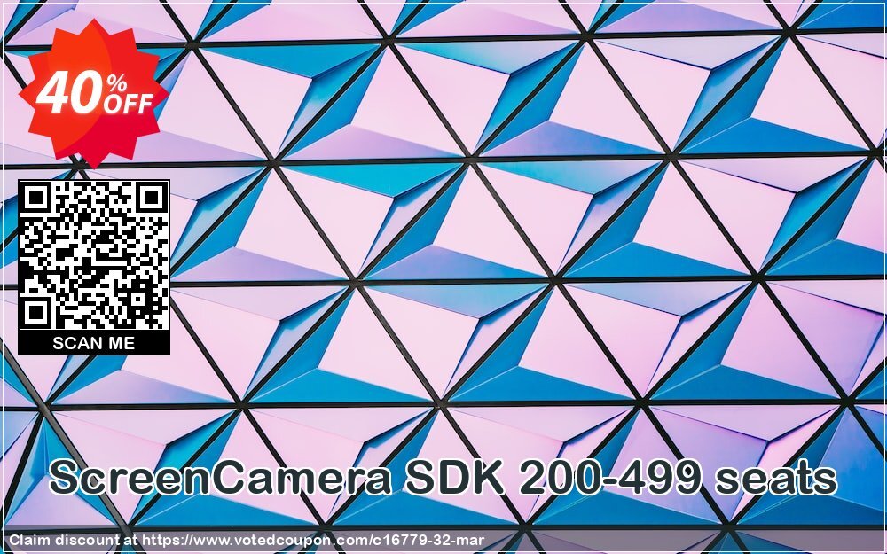 ScreenCamera SDK 200-499 seats Coupon Code May 2024, 40% OFF - VotedCoupon