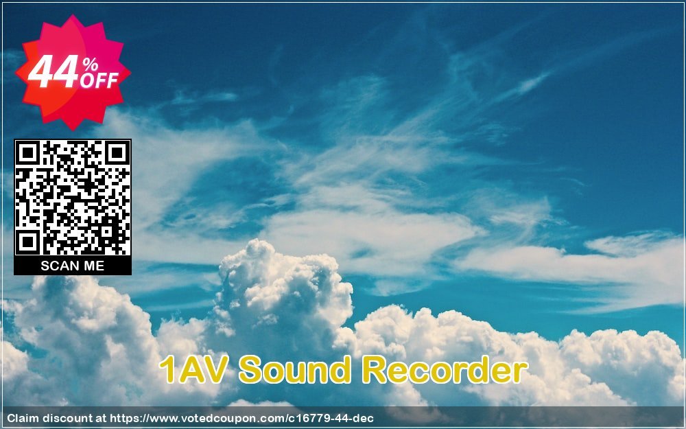 1AV Sound Recorder Coupon, discount GLOBAL40PERCENT. Promotion: 40% Discount