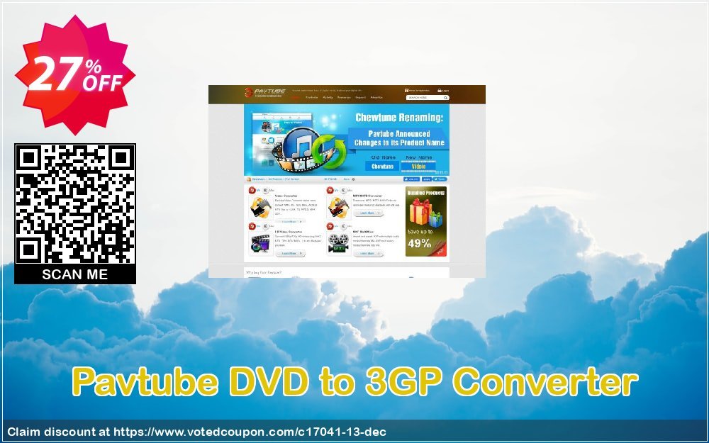 Pavtube DVD to 3GP Converter Coupon Code Apr 2024, 27% OFF - VotedCoupon