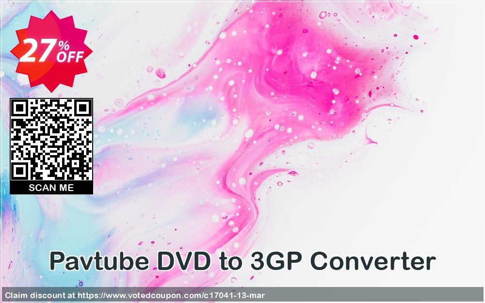 Pavtube DVD to 3GP Converter Coupon, discount Pavtube Studio discount coupon (17041). Promotion: Pavtube Studio coupon codes (17041)