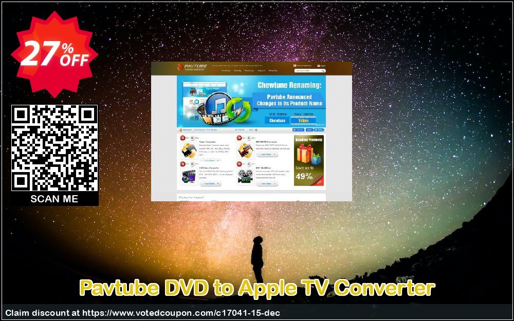 Pavtube DVD to Apple TV Converter Coupon, discount Pavtube Studio discount coupon (17041). Promotion: Pavtube Studio coupon codes (17041)