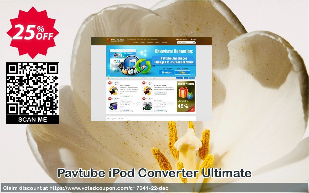 Pavtube iPod Converter Ultimate Coupon, discount Pavtube Studio discount coupon (17041). Promotion: Pavtube Studio coupon codes (17041)