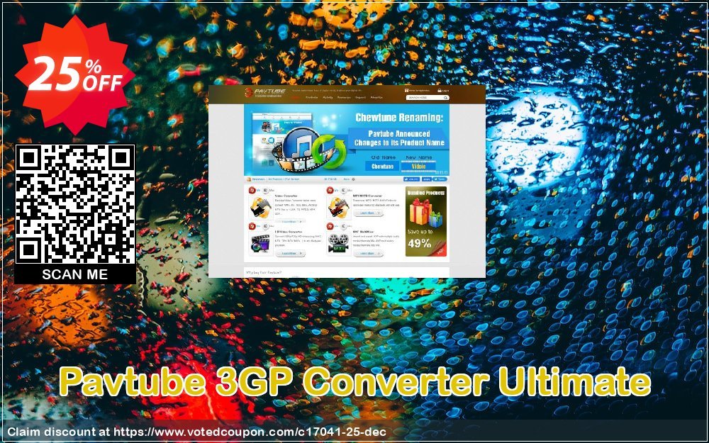 Pavtube 3GP Converter Ultimate Coupon, discount Pavtube Studio discount coupon (17041). Promotion: Pavtube Studio coupon codes (17041)