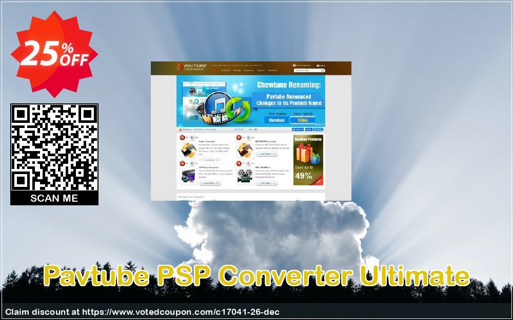 Pavtube PSP Converter Ultimate Coupon, discount Pavtube Studio discount coupon (17041). Promotion: Pavtube Studio coupon codes (17041)