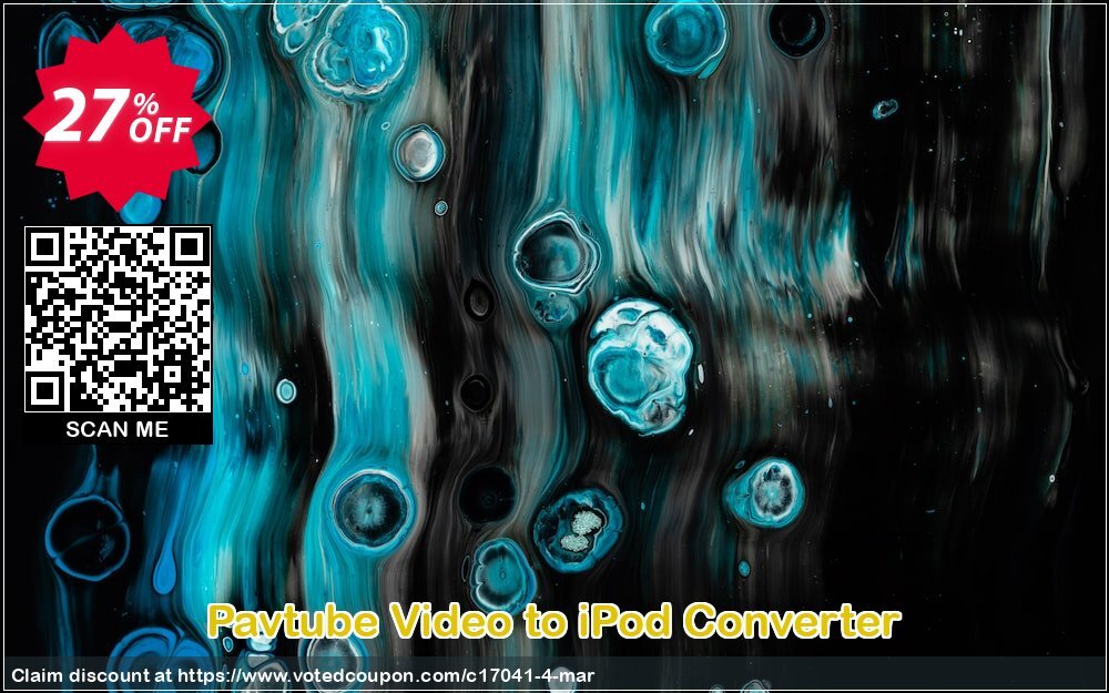 Pavtube Video to iPod Converter Coupon, discount Pavtube Studio discount coupon (17041). Promotion: Pavtube Studio coupon codes (17041)