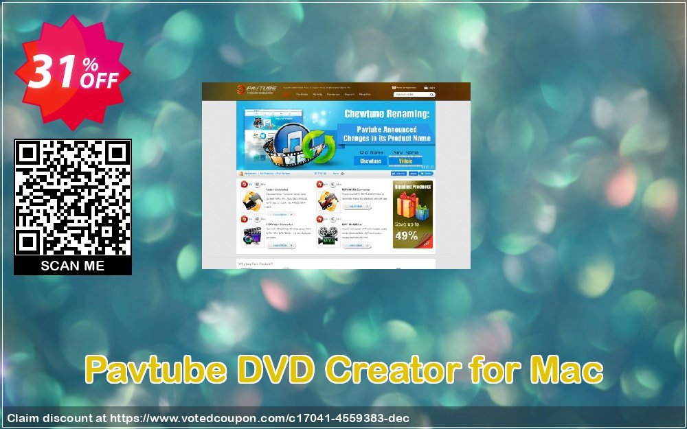 Pavtube DVD Creator for MAC Coupon, discount Pavtube DVD Creator for Mac imposing discounts code 2024. Promotion: imposing discounts code of Pavtube DVD Creator for Mac 2024