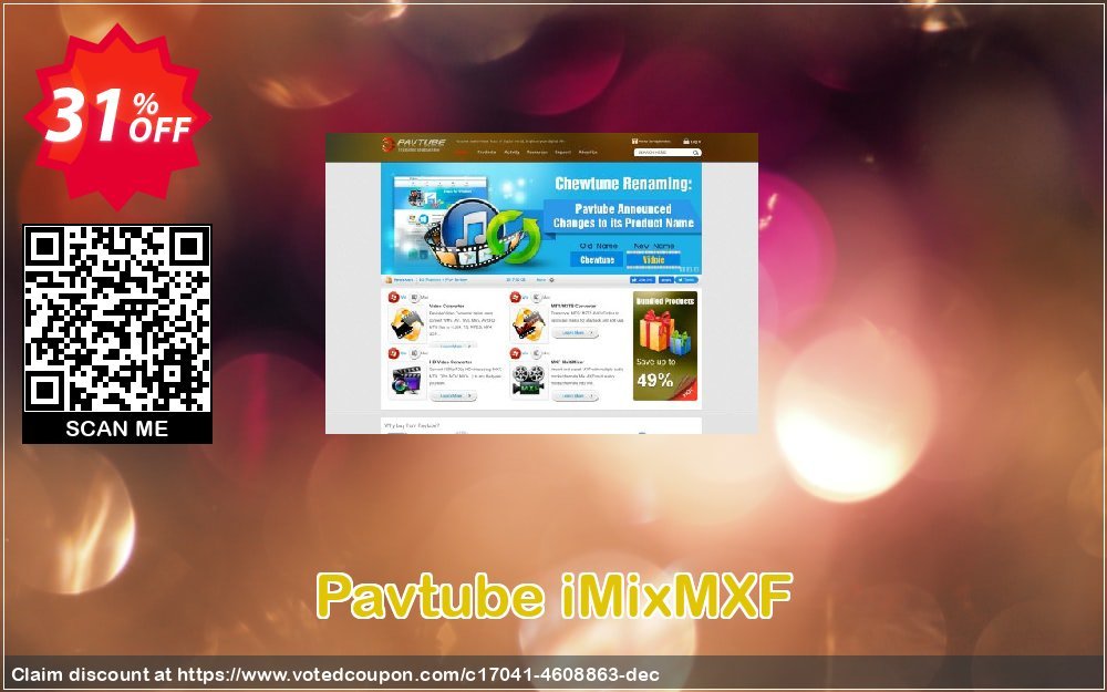 Pavtube iMixMXF Coupon, discount Pavtube iMixMXF marvelous offer code 2023. Promotion: marvelous offer code of Pavtube iMixMXF 2023
