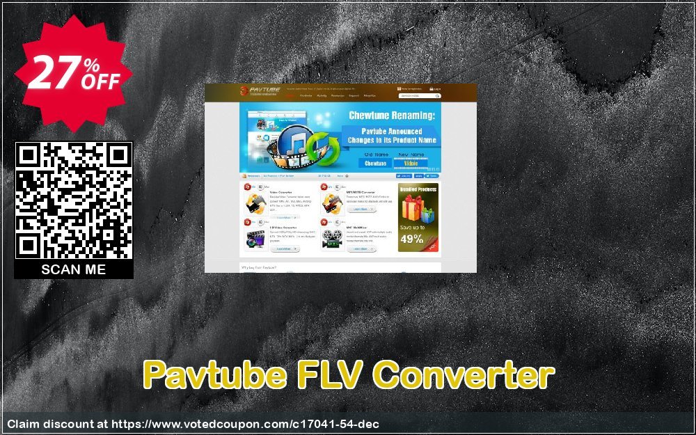 Pavtube FLV Converter Coupon, discount Pavtube Studio discount coupon (17041). Promotion: Pavtube Studio coupon codes (17041)