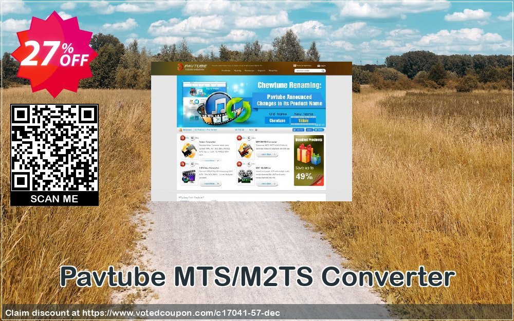 Pavtube MTS/M2TS Converter Coupon, discount Pavtube Studio discount coupon (17041). Promotion: Pavtube Studio coupon codes (17041)