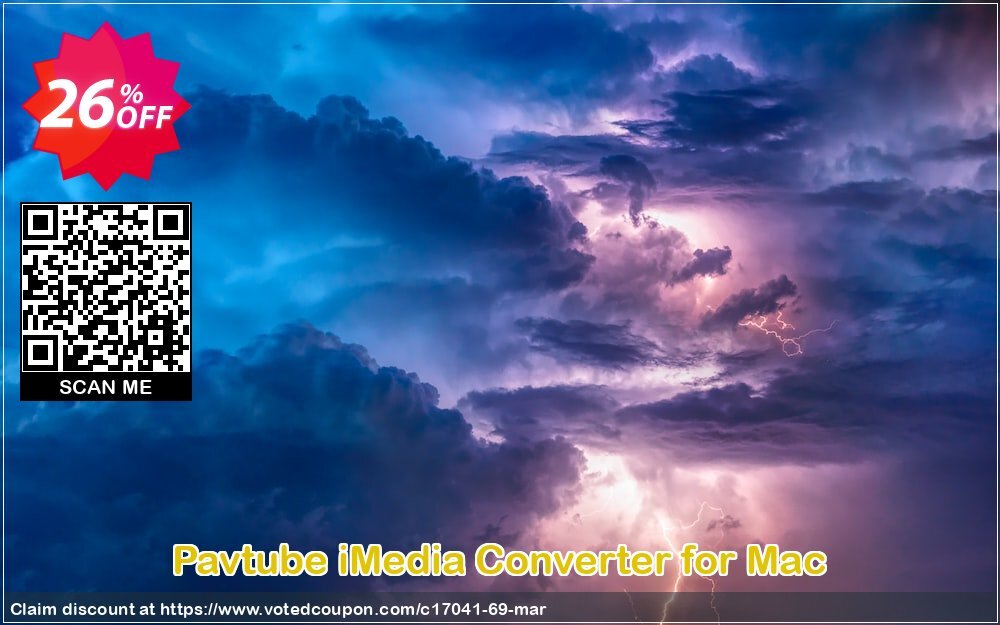 Pavtube iMedia Converter for MAC Coupon, discount Pavtube Studio discount coupon (17041). Promotion: Pavtube Studio coupon codes (17041)