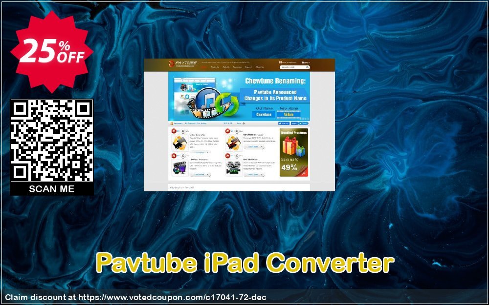 Pavtube iPad Converter Coupon, discount Pavtube Studio discount coupon (17041). Promotion: Pavtube Studio coupon codes (17041)