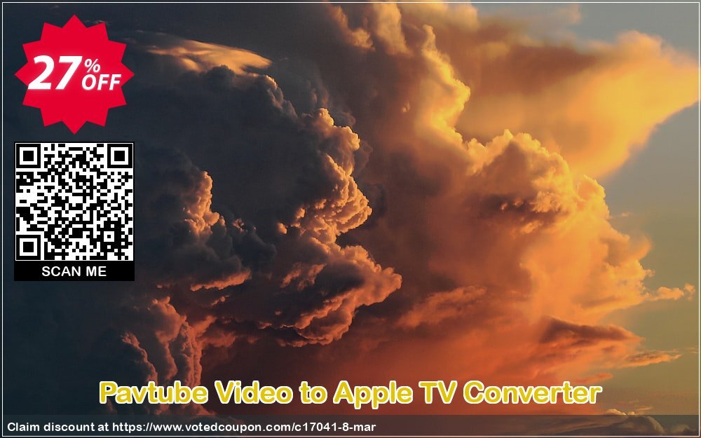 Pavtube Video to Apple TV Converter Coupon, discount Pavtube Studio discount coupon (17041). Promotion: Pavtube Studio coupon codes (17041)