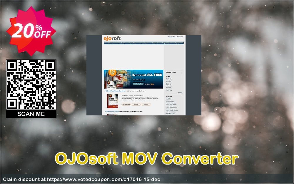 OJOsoft MOV Converter Coupon, discount OJOsoft promo codes (17046). Promotion: OJOsoft promotion (17046)