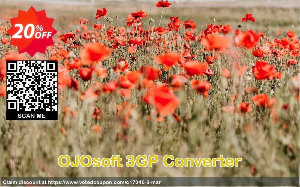 OJOsoft 3GP Converter Coupon Code May 2024, 20% OFF - VotedCoupon