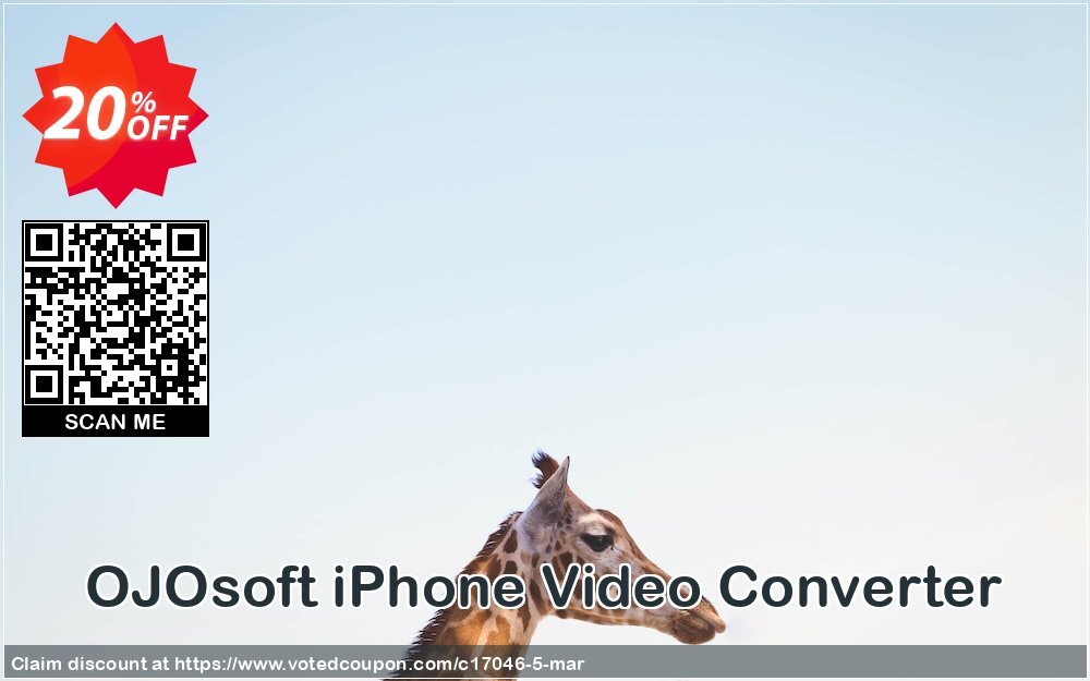 OJOsoft iPhone Video Converter Coupon Code May 2024, 20% OFF - VotedCoupon