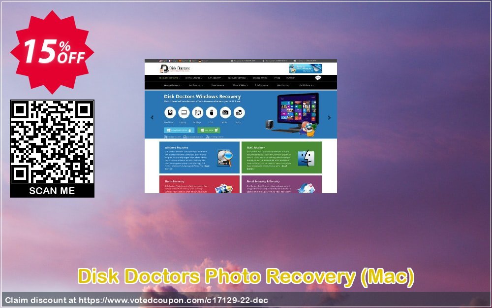 Disk Doctors Photo Recovery, MAC  Coupon, discount Disk Doctor coupon (17129). Promotion: Moo Moo Special Coupon