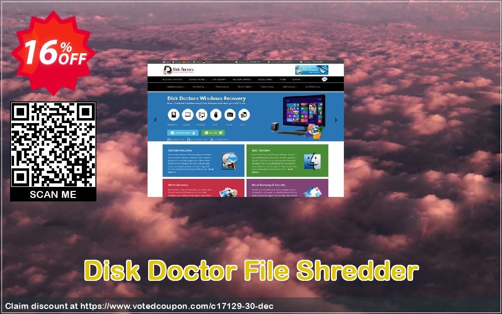 Disk Doctor File Shredder Coupon, discount Disk Doctor coupon (17129). Promotion: Moo Moo Special Coupon