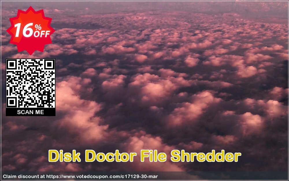 Disk Doctor File Shredder Coupon, discount Disk Doctor coupon (17129). Promotion: Moo Moo Special Coupon