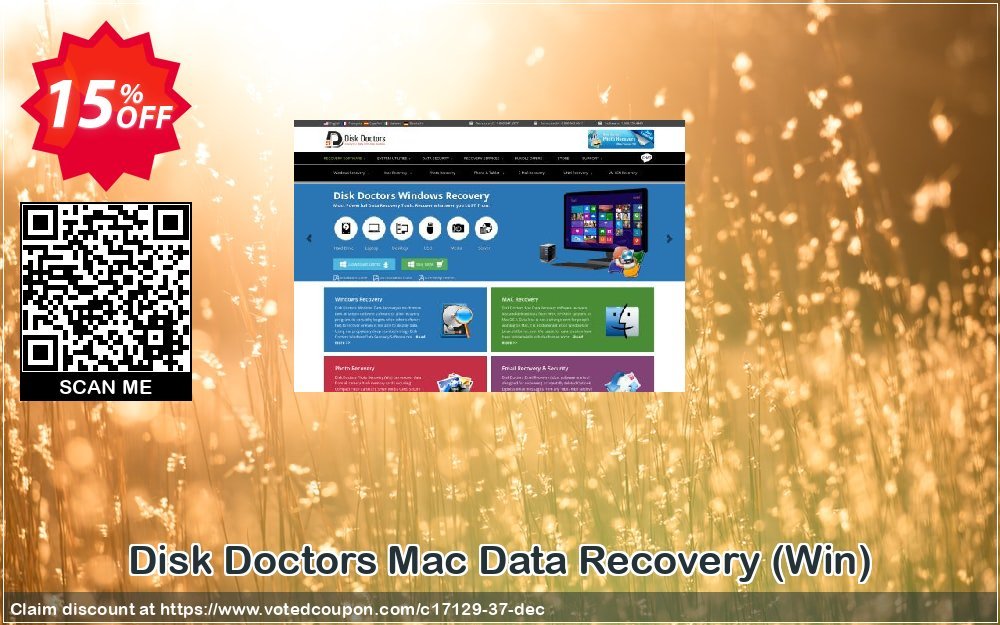 Disk Doctors MAC Data Recovery, Win  Coupon, discount Disk Doctor coupon (17129). Promotion: Moo Moo Special Coupon