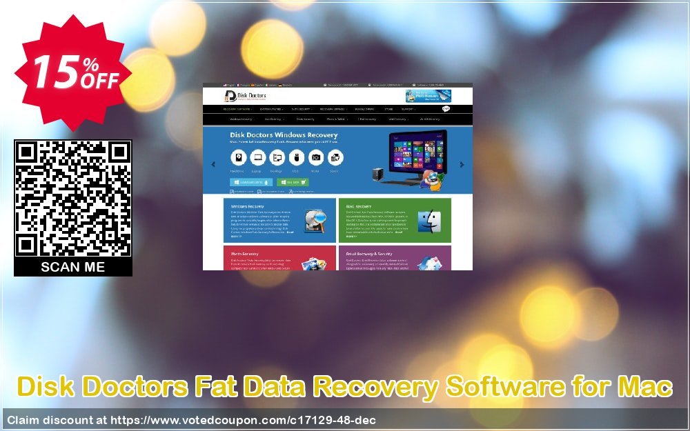 Disk Doctors Fat Data Recovery Software for MAC Coupon, discount Disk Doctor coupon (17129). Promotion: Moo Moo Special Coupon